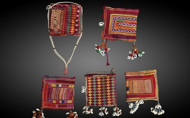 4 Kohistani Purses and a Bag