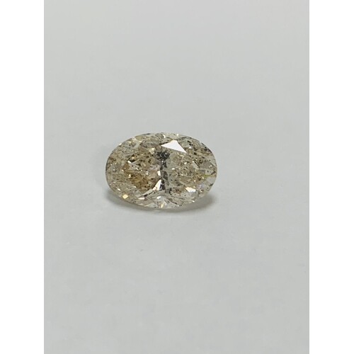 5,54ct natural oval cut diamond,m colour,i2 clarity,natural,...