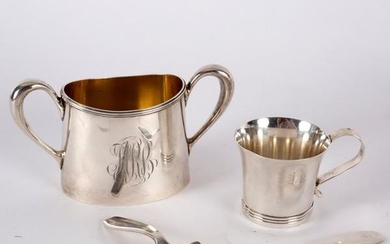 An American silver cup, Tiffany & Co., marked beneath P