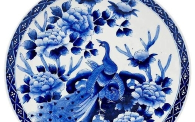 Blue and White Arita Charger