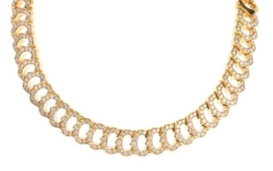 CARTIER - a diamond 'C Heart of Cartier' necklace.