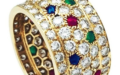 Cartier Ring, Nigeria Collection, Diamonds and Colored