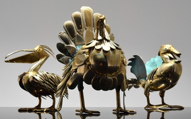 3 Gerard Bouvier Bird Sculptures - Gerard Bouvier (b. 1942)