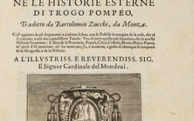 Giustino, Marco Giuniano & Trogo, Pompeo (00) GIUSTINO HISTORICO ILLUSTRE, NE LE HISTORIE ESTERNE DI TROGO POMPEO, 1590