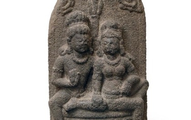 An Indian Schist Altar Carving, probably Uttarakhand, 9th or 10th...