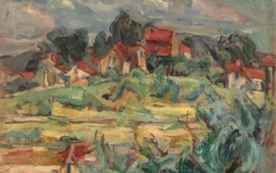 Michel KIKOINE 1892 - 1968 Paysage de Bourgogne - Circa 1930-1940