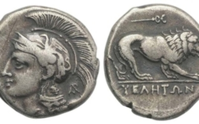 Northern Lucania, Velia, c. 280 BC. AR Didrachm (20mm, 7.35g,...