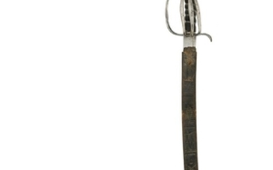 An Officer's Silver-Hilted Sabre, London Hallmarks And Indistinct Silversmith's Mark, Late 18th Century