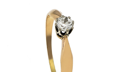 Old cut diamond ring RG / WG 585/000...