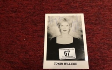 Signed Toyah Willcox photo