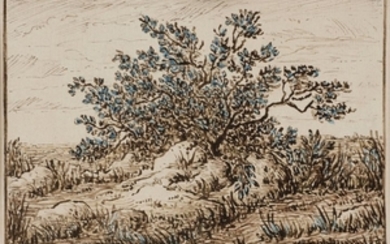 Théodore ROUSSEAU (1812 1867) Paysage Aquarelle, p…