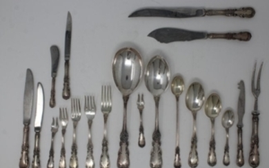 164pc Sterling Imperial Pattern Camusso Flatware