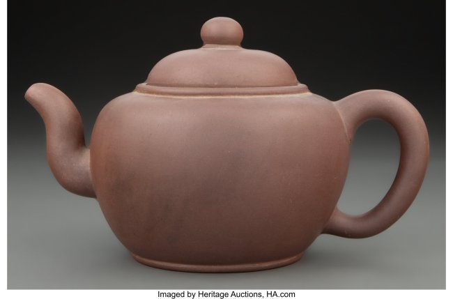 78067: A Chinese Zisha Teapot Marks: four-character Wan