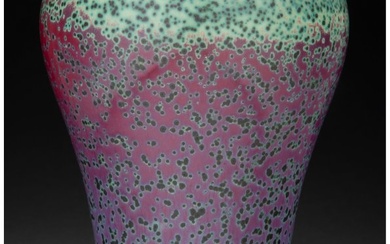 79367: Ruskin Pottery High Fired Flambé Glazed Vase, 1