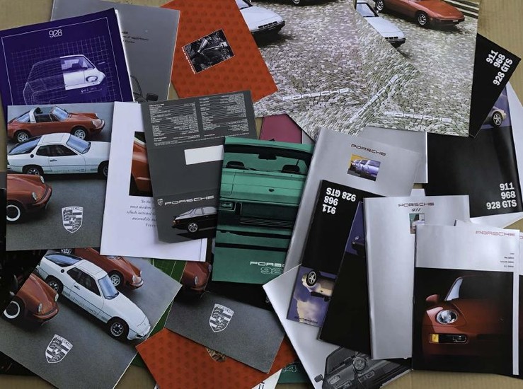 1980’s-2000’s Porsche brochures