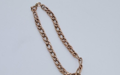 9ct Gold Curb Patterned Bracelet Metal: Yellow Gold Stamp:...