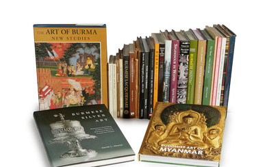 A COLLECTION OF REFERENCE BOOKS ON BURMESE ART