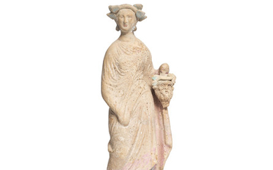 A Canosan terracotta female figure