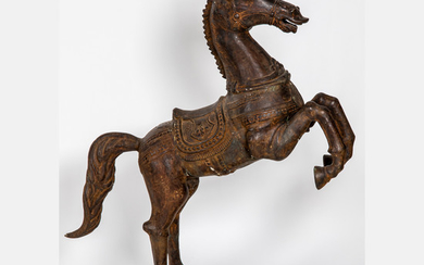 A Chinese Equestrian Figure