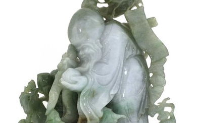 A Chinese jadeite carving