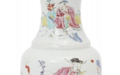 A Chinese porcelain 'Immortals' vase, Yongzheng period,...