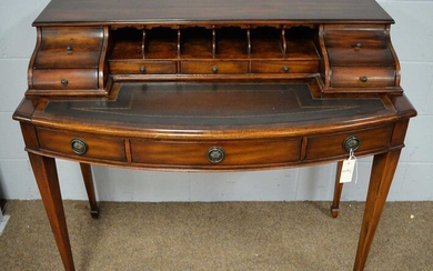 A George III style mahogany writing desk