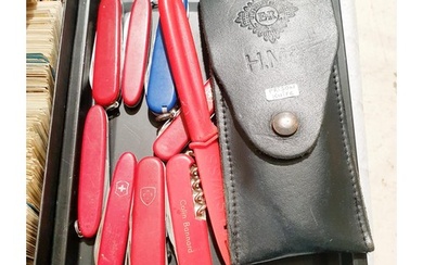 A HM Prison Service knife together with penknives. UK shippi...