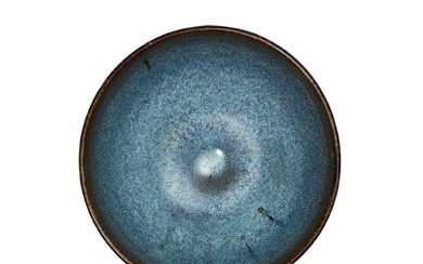 A Junyao blue glazed bowl, Yuan dynasty 元 鈞窰藍釉盌