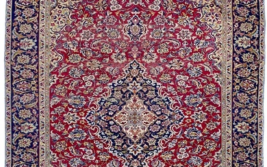 A Kashan carpet, Central Persia, mid 20th century.