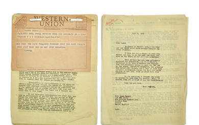 A Lana Turner and Charles K. Feldman Correspondence File