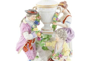 A Ludwigsburg Porcelain Figural Group: The Flower