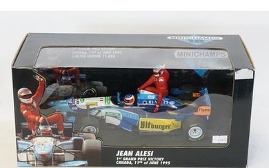 A Minichamps 1/18th Scale "Jean Alesi 1st Grand Prix Victory...