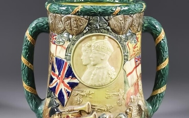 A Royal Doulton Limited Edition Loving Cup with Double...