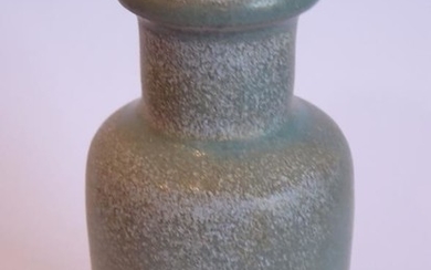 A Ru ware glaze miniature Chinese vase of rouleau...