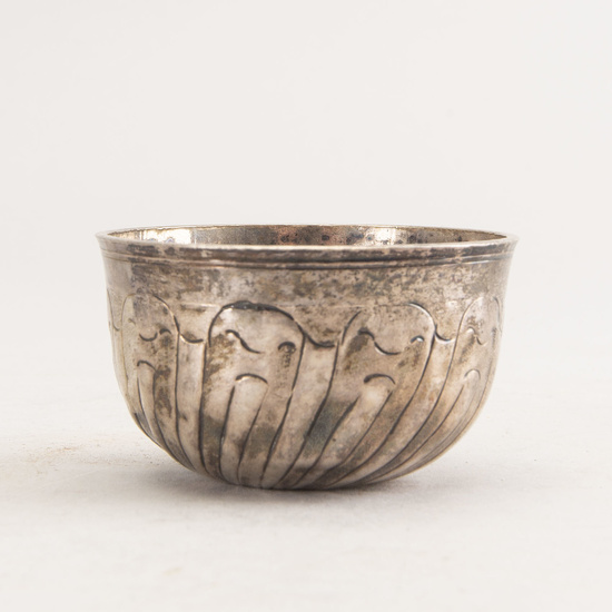 A Russian 18h Century silver beaker from Moscow, possibly by Stepan Saweljew.