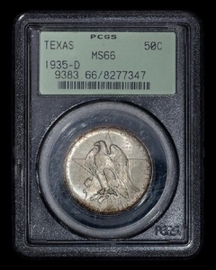 A United States 1935-D Texas Commemorative 50c Coin