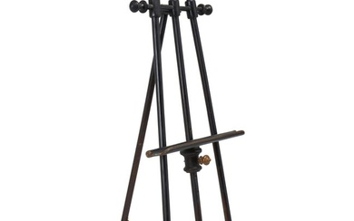 A Victorian tripod painting easel