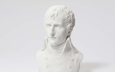 A biscuit porcelain bust of Napoleon as first consul