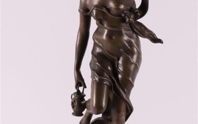 (-), A bronzed composite metal sculpture of a...