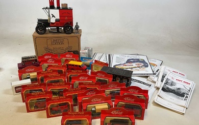 A collection of Royal Mail boxed vehicles by Lledo (Days...