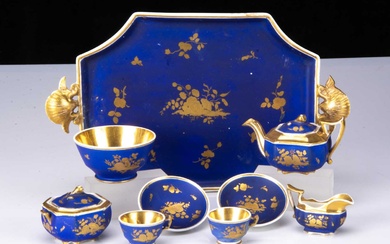A fine Paris porcelain dolls’ tête-à-tête tea set 1830-40