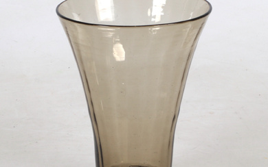 A glass vase, possibly Simon Gate, Sandvik's glass jar, 20th century.