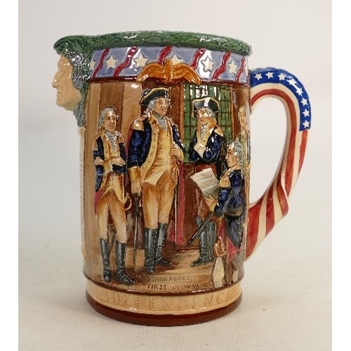 A rare Royal Doulton George Washington loving cup limited ed...