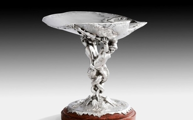 A silver cup and marble by Emile Froment-Meurice, circa 1880 | Coupe en argent et marbre, par Emile Froment-Meurice, vers 1880