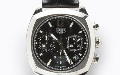 A stainless steel wristwatch, Monza Re-Edition, Tag