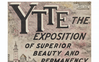 A.G. Rizzoli (1896-1981), Y.T.T.E. The Exposition of Superior Beauty and Permanency, 1935