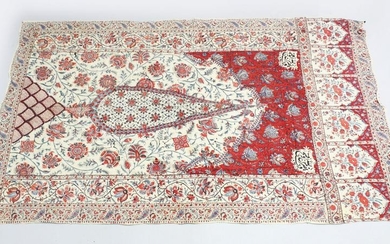 AN 18TH CENTURY INDIAN PALAMPORE PANEL, hand printed