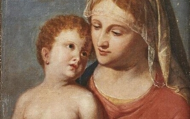 ARTISTA ITALIANO DEL XVII SECOLO Madonna with Child.