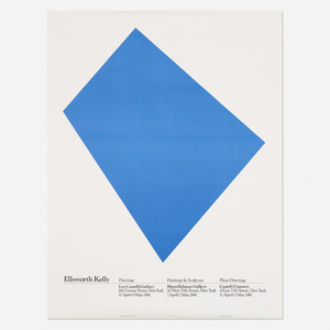 After Ellsworth Kelly, exhibition poster