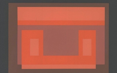 Albers, J. (1888-1976). Variant X. Col. silkscreen from...
